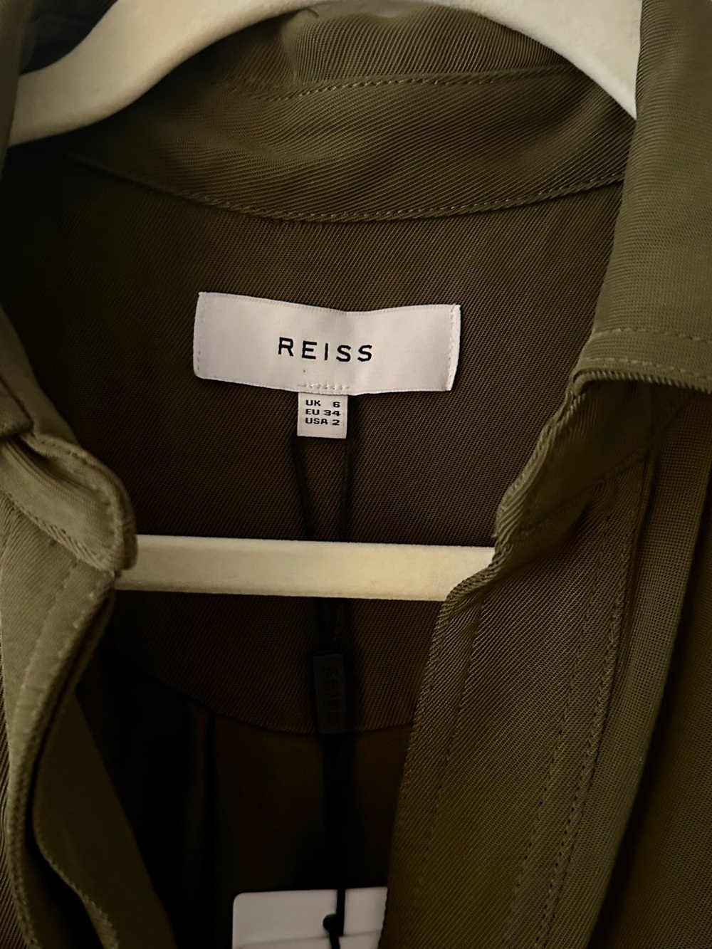 NWT Reiss Effie Sleeveless Utility Midi Dress - Picture 10 of 14